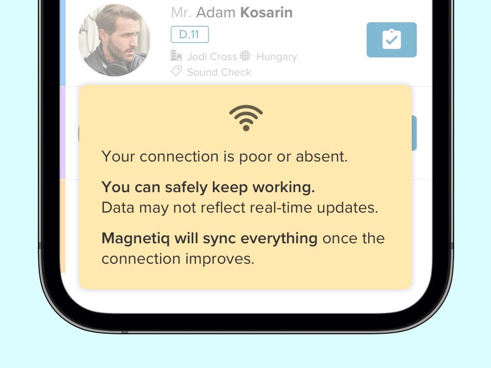Works with every (or no) connection