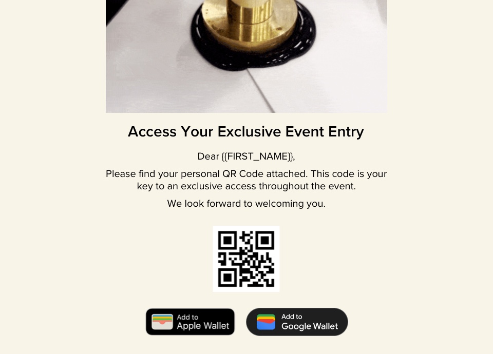 QR Code and Tickets