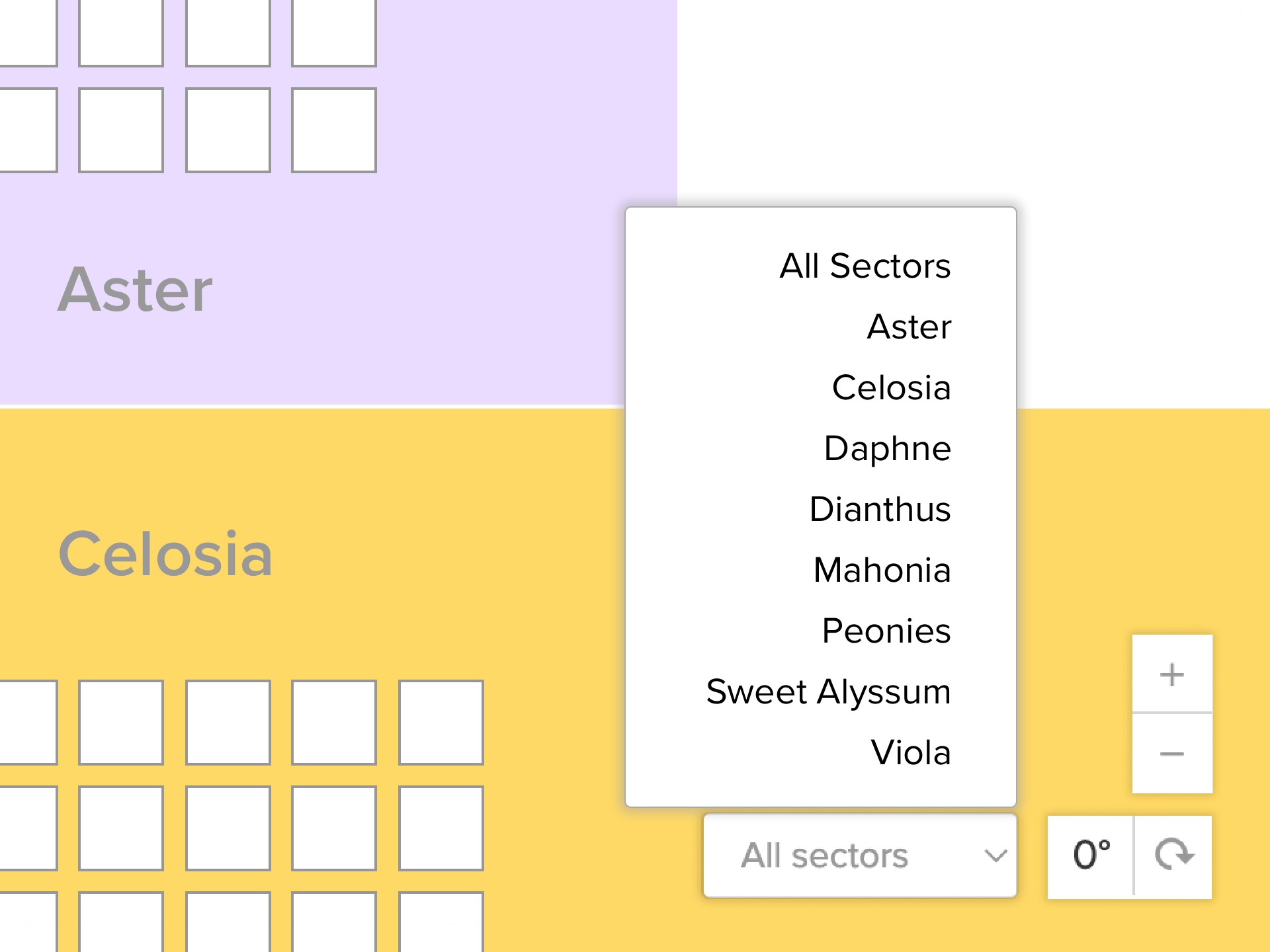 Visual Approach to Seating Planning